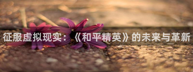 杏运体育app下载安装：征服虚拟现实：《和平精英》的未来与革
