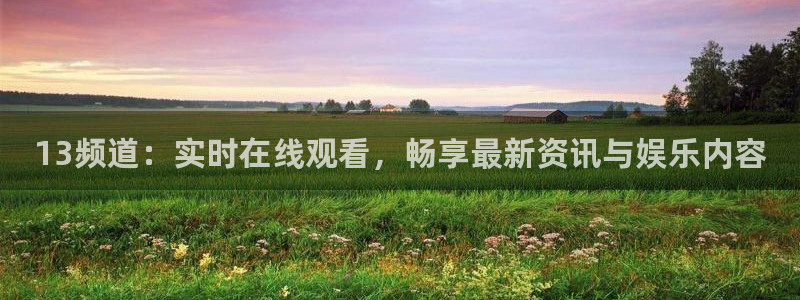 足球24直播：13频道：实时在线观看，畅享最新资讯与娱乐内容